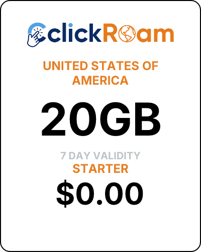 ClickRoam eSIM:ZAMBIA 5 - 30